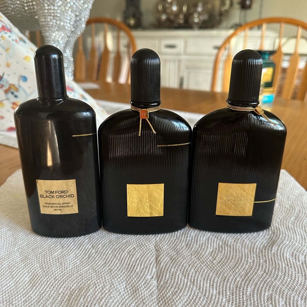 Tom Ford Black Orchid Perfume bundle set of 3 used